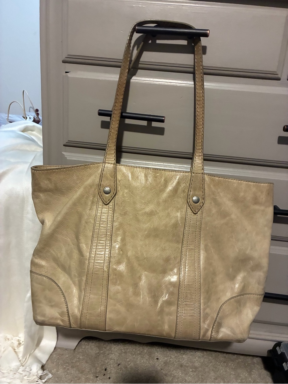 Frye Tan Leather Tote